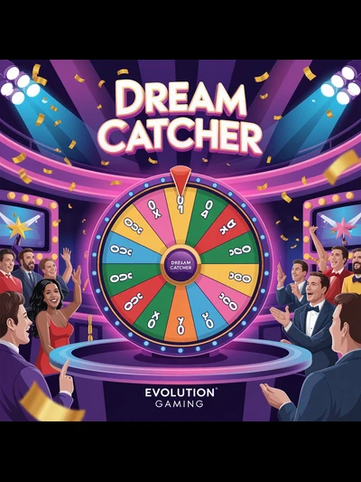 Dream Catcher live by Evolution Gaming