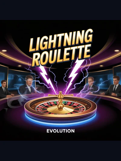 Lightning Roulette live by Evolution Gaming
