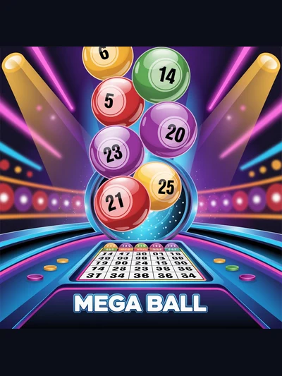 Mega Ball live game by Evolution Gaming